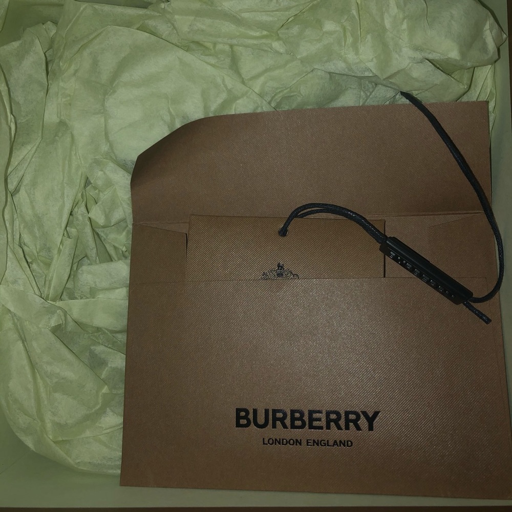 Burberry belt black leather monogram TB belt - Picture 4 of 5